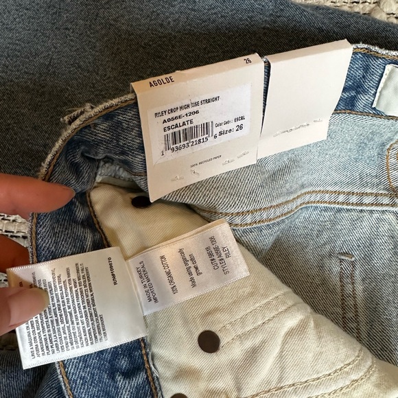 NWT Riley High Rise Straight Crop 26 - Picture 9 of 16